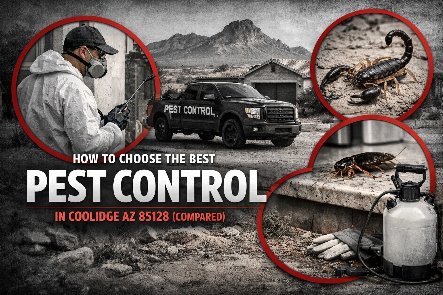How to Choose the Best Pest Control in Coolidge AZ 85128 (Compared)