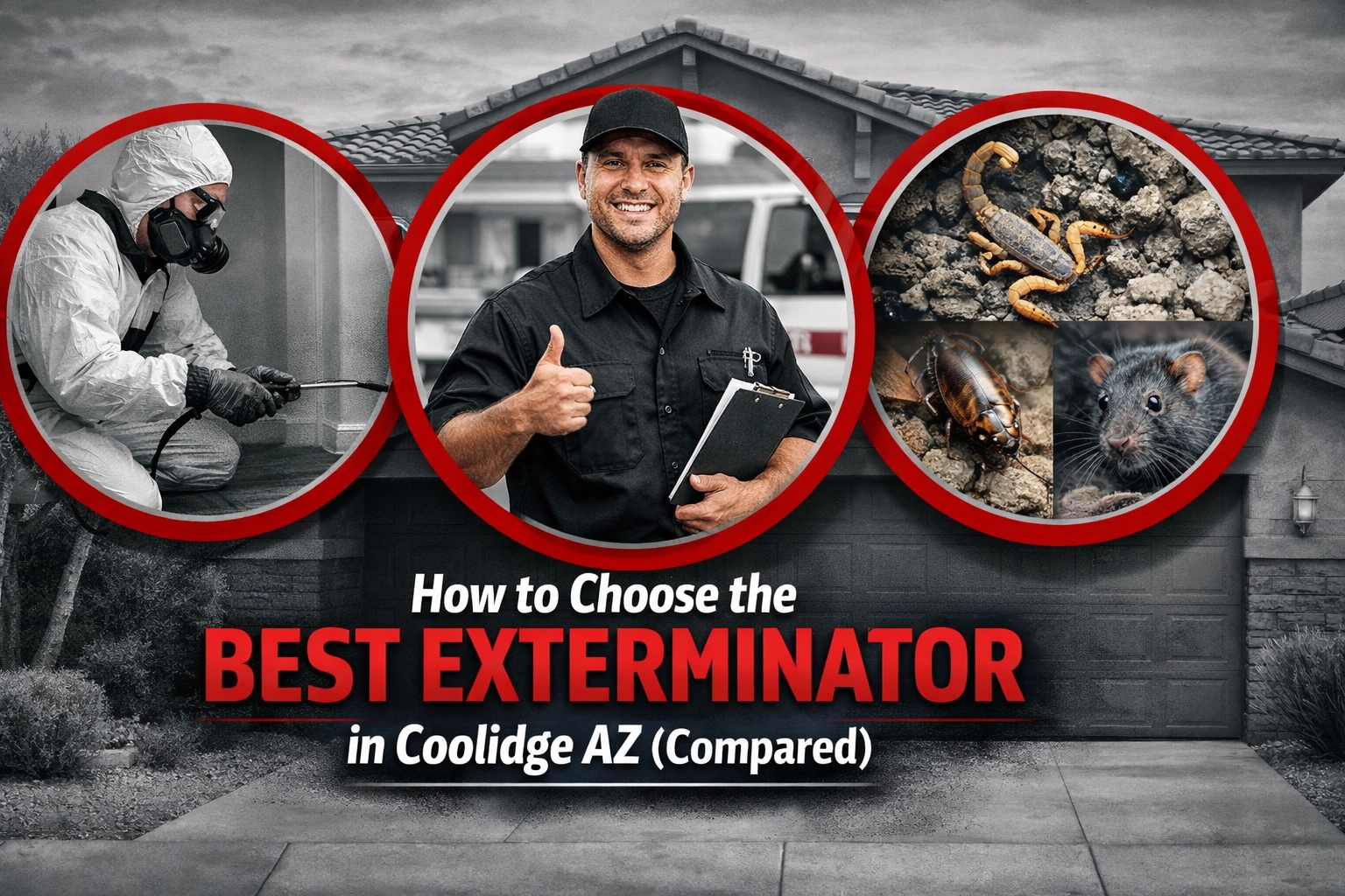How to Choose the Best Exterminator in Coolidge AZ (Compared)