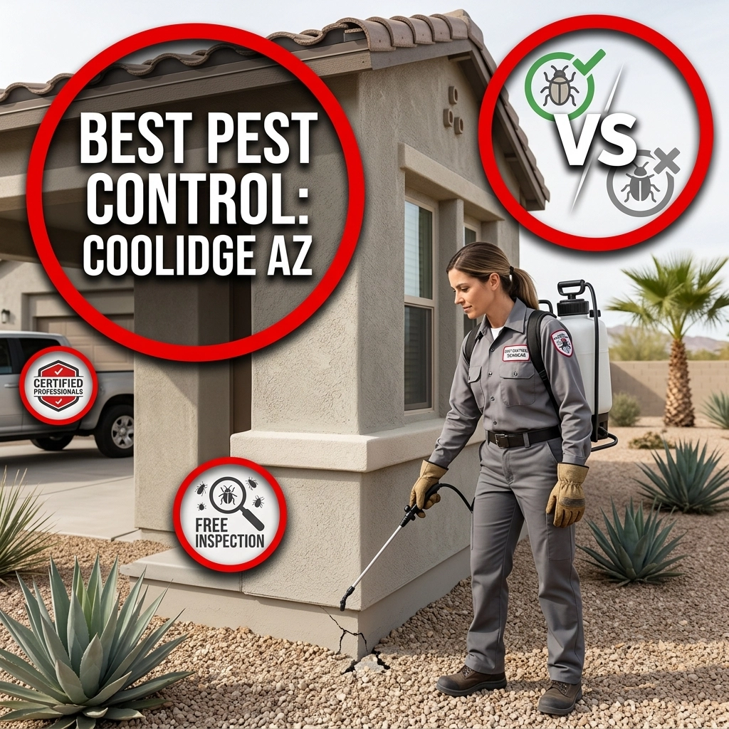 How to Choose the Best Pest Control in Coolidge AZ 85128 (Compared)