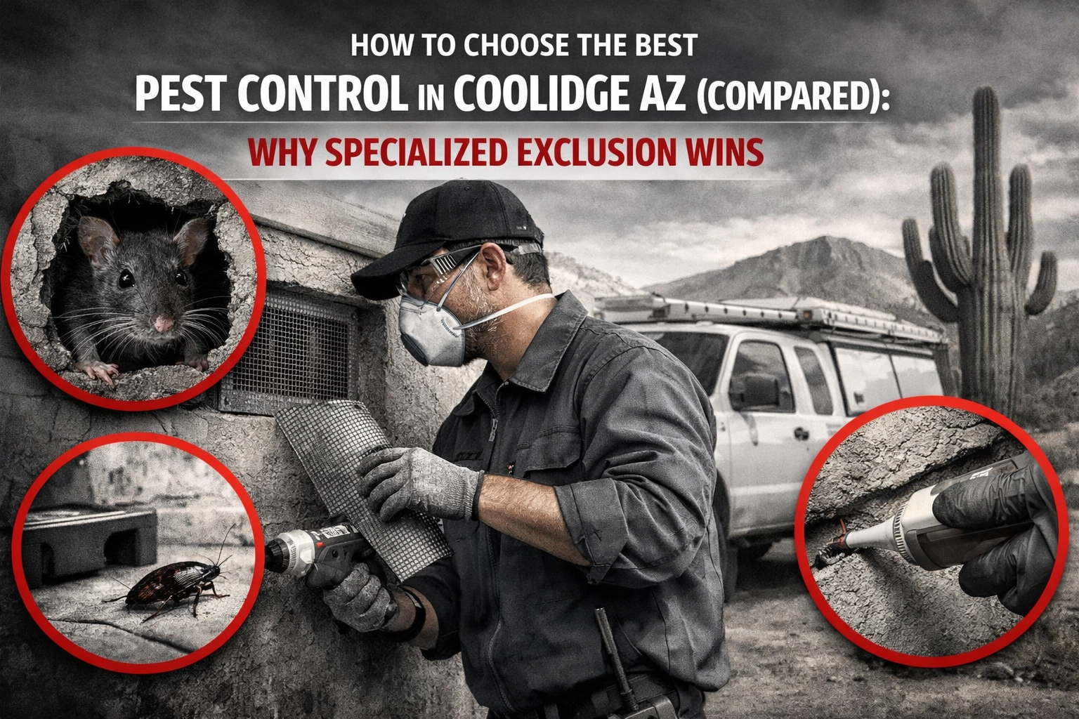 How to Choose the Best Pest Control in Coolidge AZ (Compared): Why Specialized Exclusion Wins