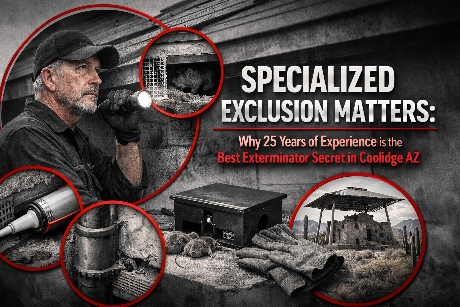 Specialized Exclusion Matters: Why 25 Years of Experience is the Best Exterminator Secret in Coolidge AZ