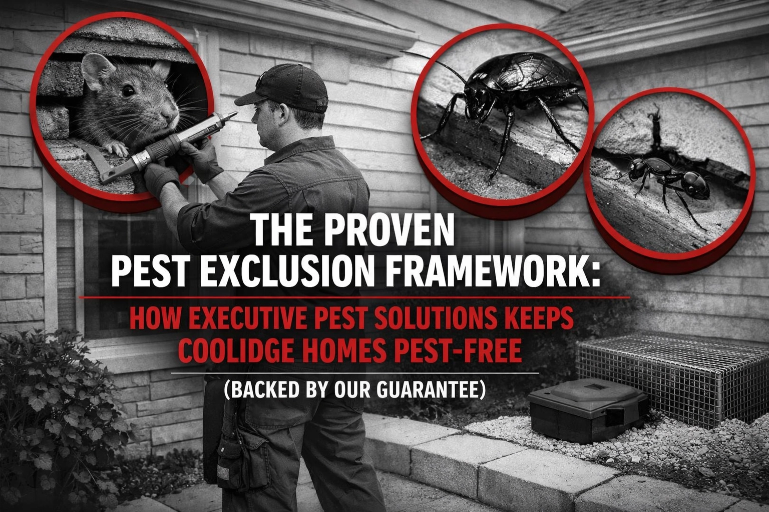 The Proven Pest Exclusion Framework: How Executive Pest Solutions Keeps Coolidge Homes Pest‑Free (Backed by Our Guarantee)