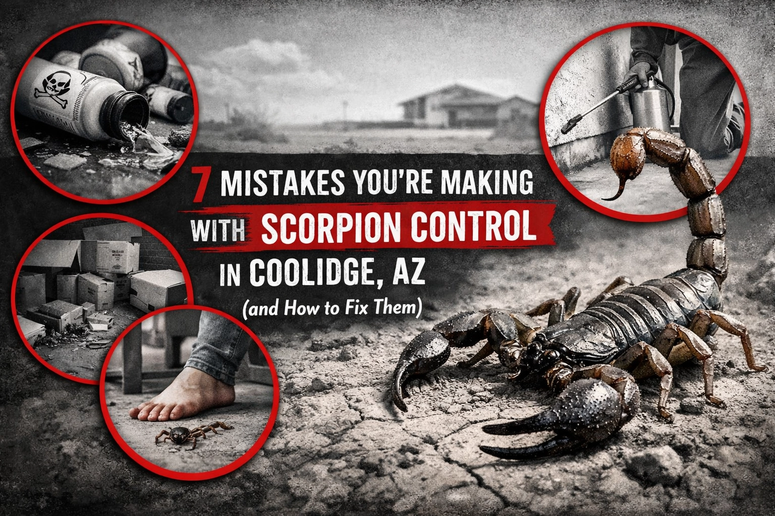 7 Mistakes You’re Making with Scorpion Control in Coolidge, AZ (and How to Fix Them)