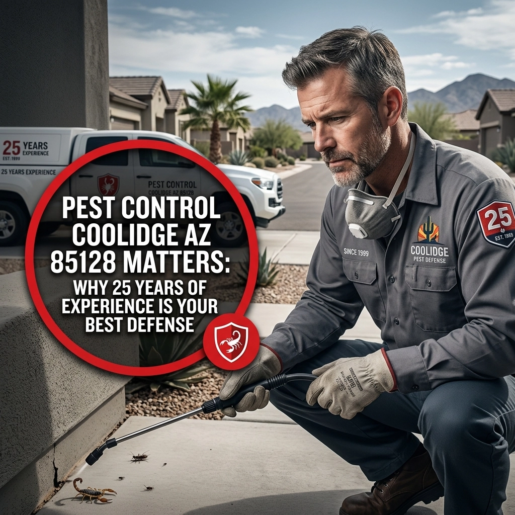 Pest Control Coolidge AZ 85128 Matters: Why 25 Years of Experience Is Your Best Defense