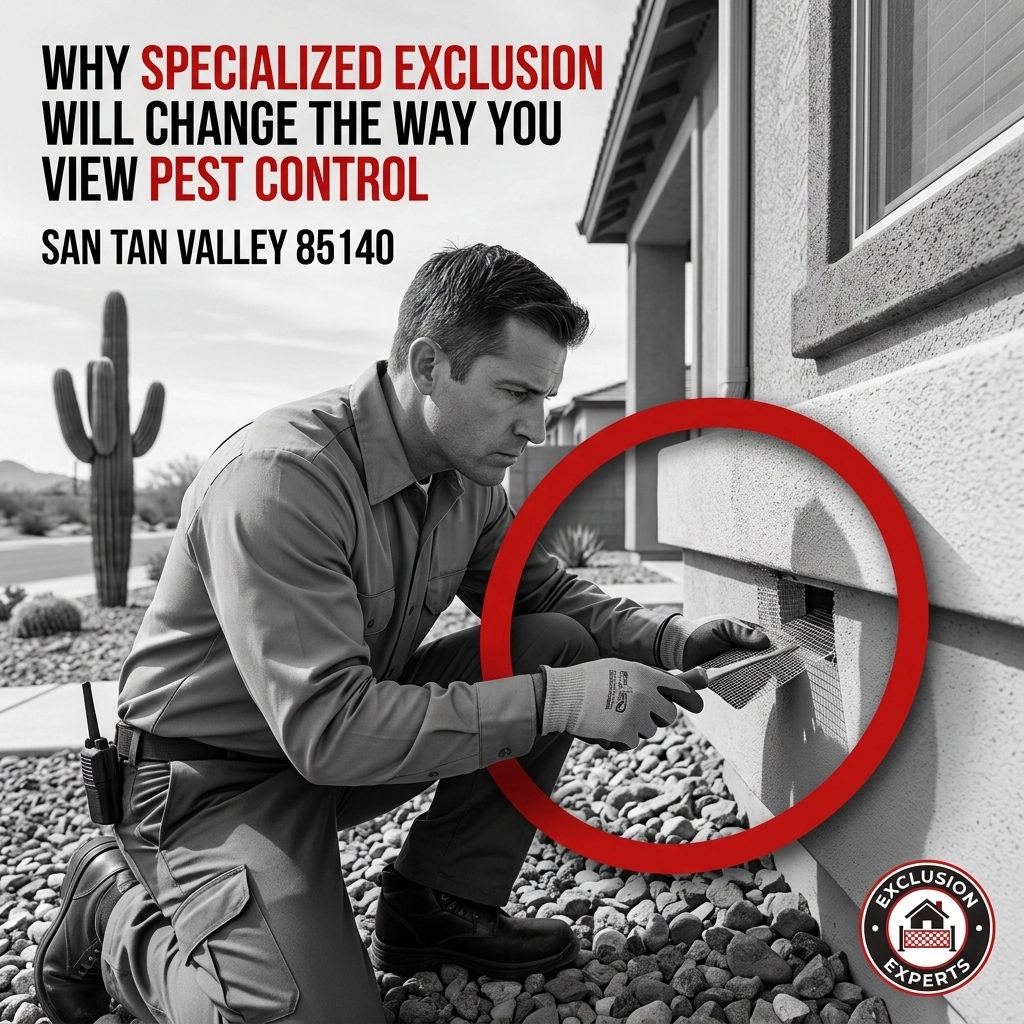 Why Specialized Exclusion Will Change the Way You View Pest Control in San Tan Valley 85140