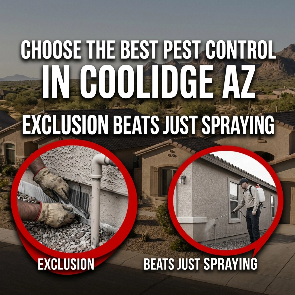 How to Choose the Best Pest Control in Coolidge AZ (Compared): Why Exclusion Beats Just Spraying