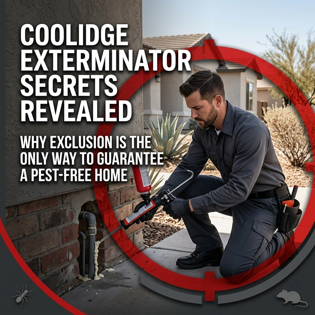 Coolidge Exterminator Secrets Revealed: Why Exclusion is the Only Way to Guarantee a Pest-Free Home