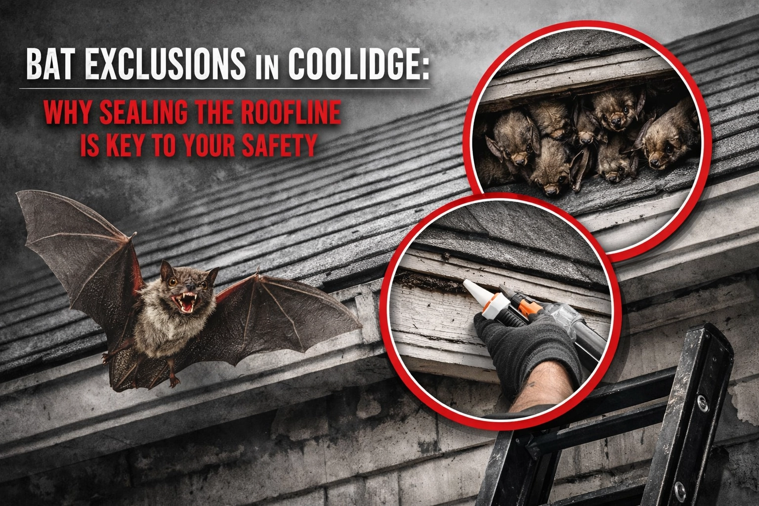 Bat Exclusions in Coolidge: Why Sealing the Roofline is Key to Your Safety