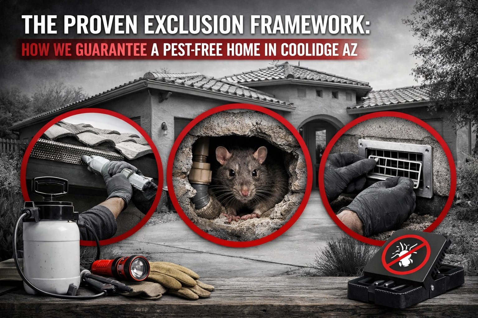 The Proven Exclusion Framework: How We Guarantee a Pest-Free Home in Coolidge AZ