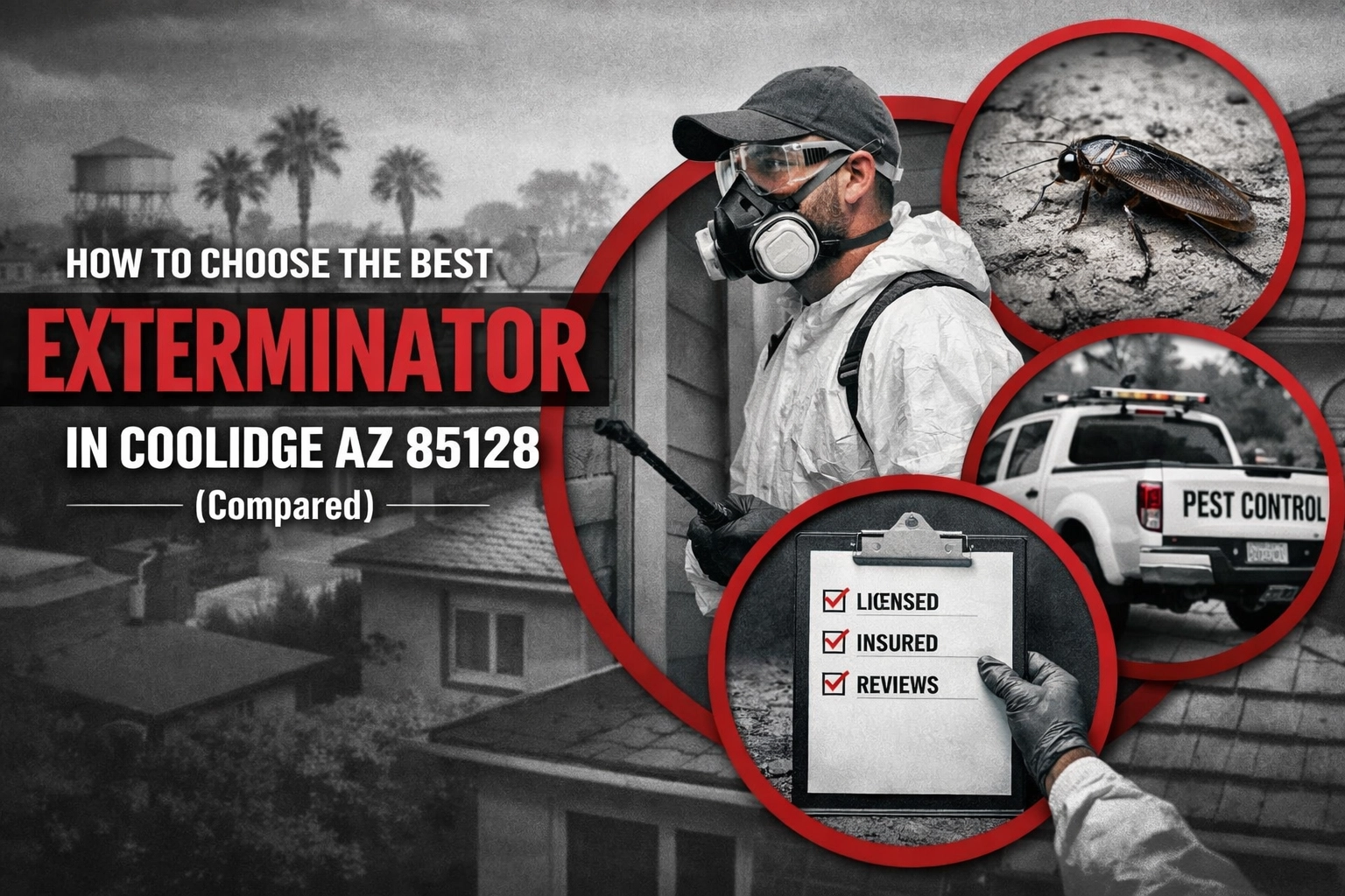 How to Choose the Best Exterminator in Coolidge AZ 85128 (Compared)