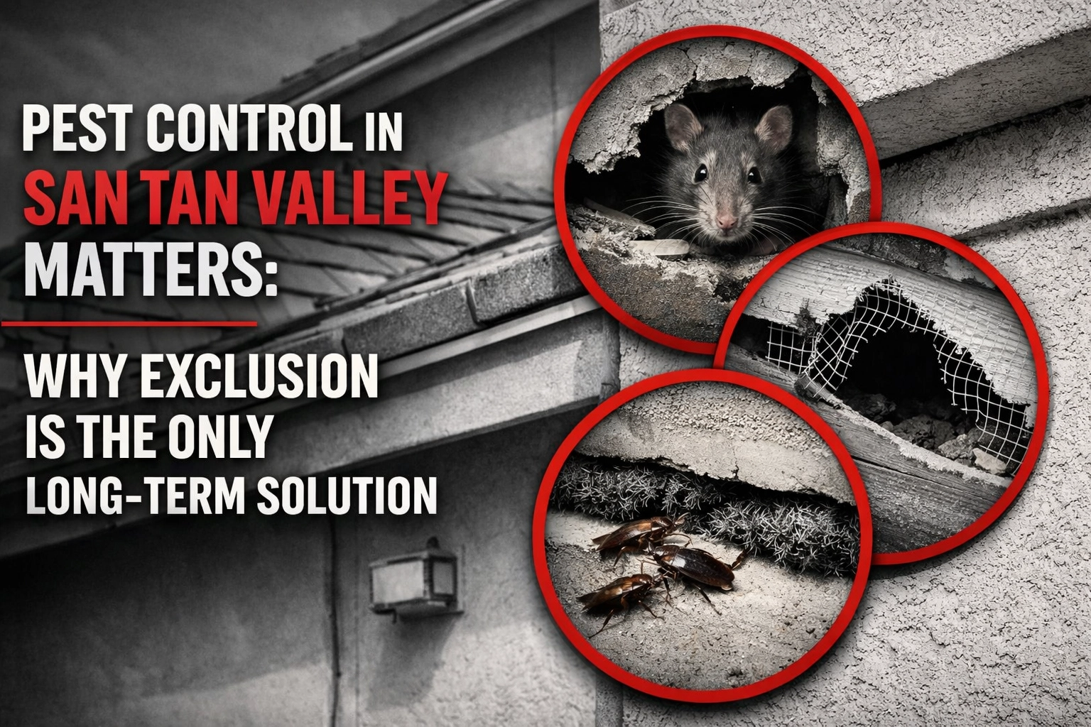 Pest Control in San Tan Valley Matters: Why Exclusion is the Only Long-Term Solution