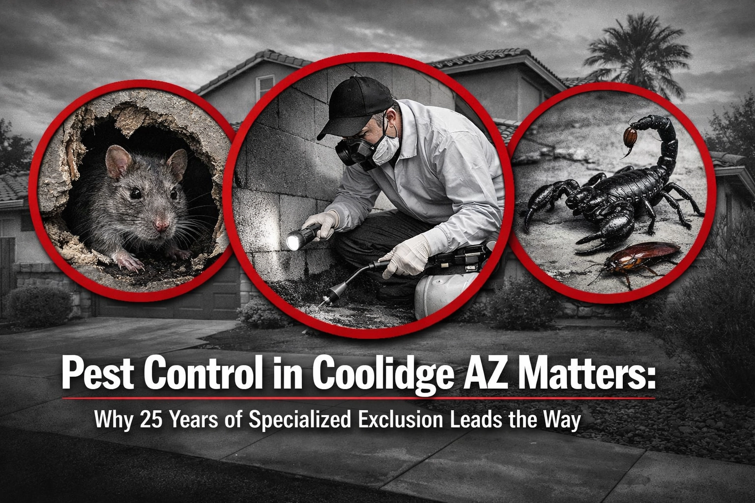 Pest Control in Coolidge AZ Matters: Why 25 Years of Specialized Exclusion Leads the Way