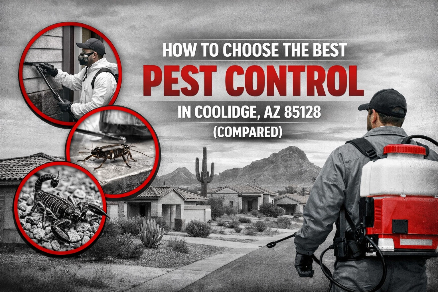 How to Choose the Best Pest Control in Coolidge, AZ 85128 (Compared)